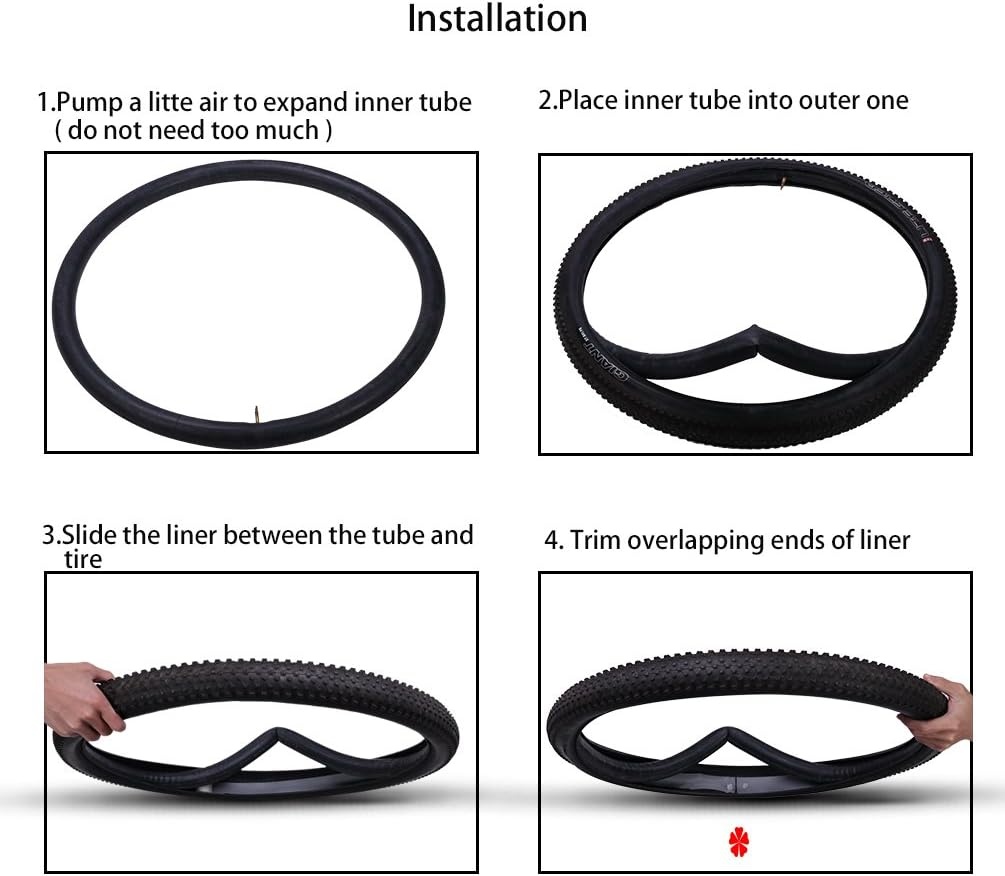 image:imageROCKBROS Bike Tire Liner Bicycle Puncture Protector 700C2627529 Inch26